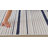 Rug Branch Maris 2' x 8' (2'3"x8') Cream/Blue Striped Indoor Runner Rug, Contemporary, Low Pile, Stain-Resistant Hallway Carpet - Entryway, Mudroom, Bedroom, and Kitchen-157739930