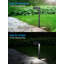 Lampes solaires de jardin Daybreak, éclairage extérieur crépusculaire, carrées, noires-124176909
