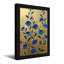 Plantes et fleurs sur fond imprimé-614432736-614432764-614432767