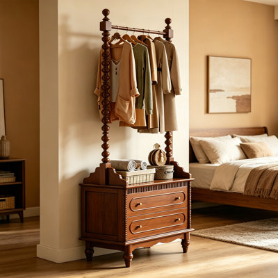 Vintage Hall Tree Coat Rack