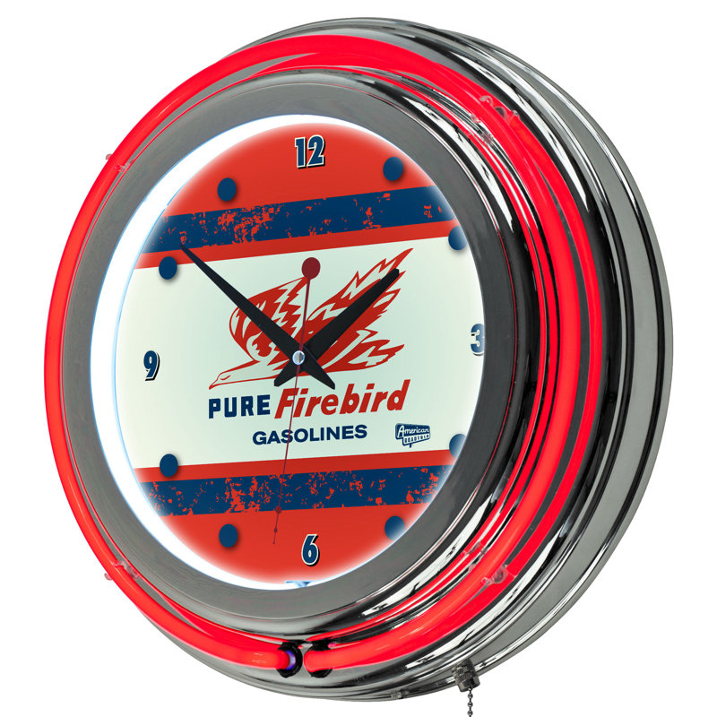 Horloge murale 14,5 po pure oil