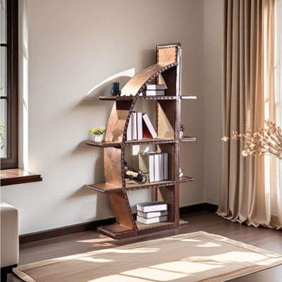 Fashionable sailboat shaped bookcase