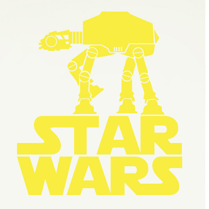 Wall Decal, Medium, Bright Yellow