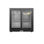 Vitlife 7.49 Cu.ft. Two Door Backbar Cooler, Stainless