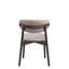 Table de salle à manger naturelle et noire - 5 pièces 1 table avec rallonge pliable 4 chaises et éclat