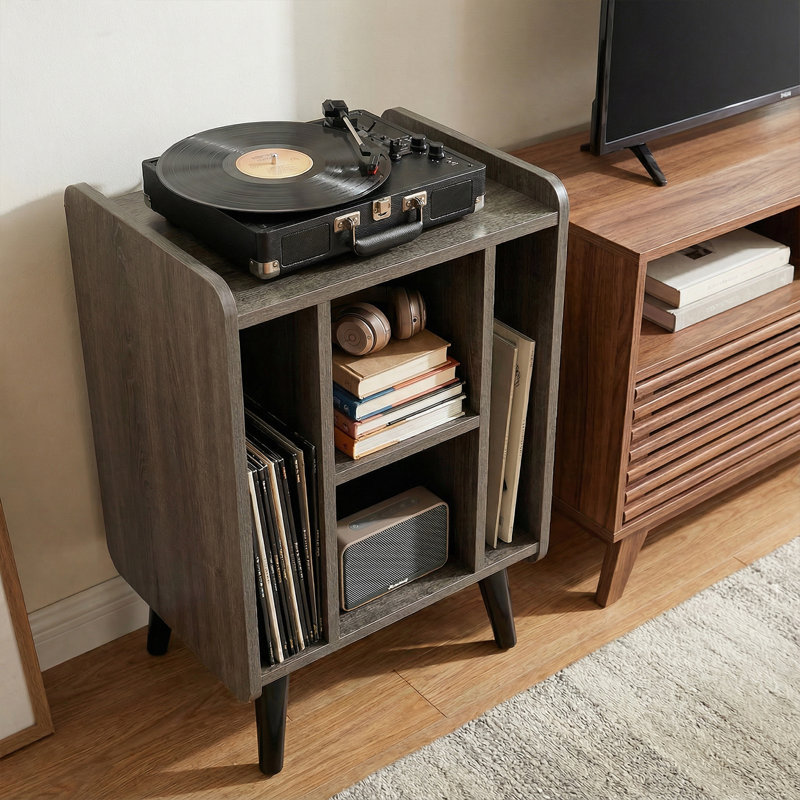 67 cm H Media Shelves, Grey