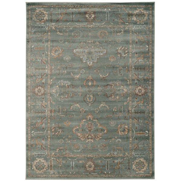 Threadbind Benson Performance Green Rug & Reviews | Wayfair