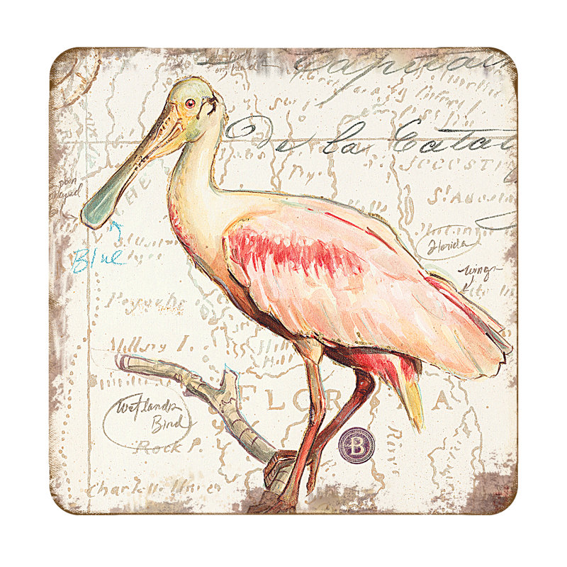 Sous-verre oiseau