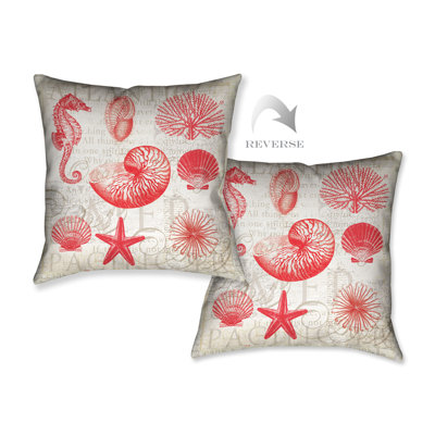 Coussin ii Red Shells