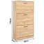 Blisswood 3 Drawer Flip Down Shoe Storage Free Standing Cabinet For Hallway-1329715952