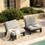 Ensemble de sièges d'extérieur 2 pièces avec coussins pour patio ou jardin Polett-647634057-641841127
