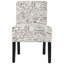 Chaise d'appoint rembourrée moderne Akori