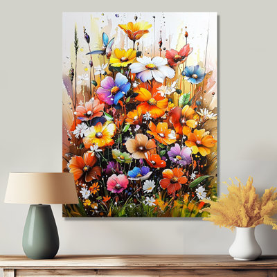 Fragrance Of Summer Poppy Field I - Poppies Wall Art Print