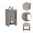 Westbury 1-Shelf Freestanding Vanity Cabinet Light Gray-1547387142