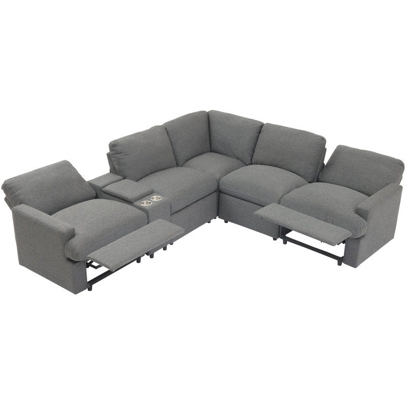 Wilburta 104 po, 100 % lin gris foncé