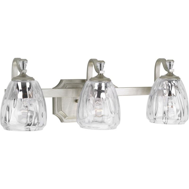 Aadian 3 - Light Dimmable Vanity Light, Silver Ridge