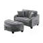 Chaise longue rembourrée avec deux coussins décoratifs et un espace de rangement-2022670154