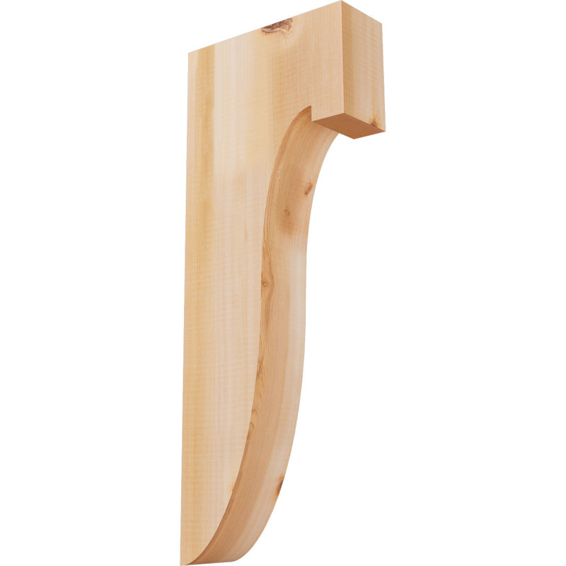 Del Monte Corbel, 26" H x 3.5" W x 10" D, Smooth, Western Red Cedar