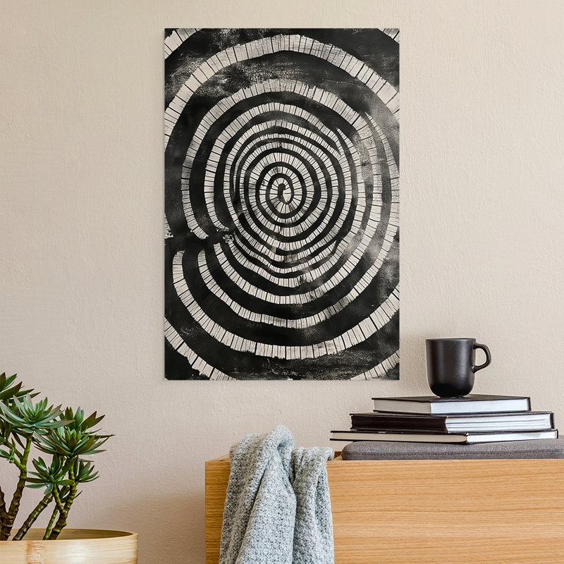 Série ABSTRACT CXCVI - Impression sur toile seulement - NON CADRE, H 48 po x l 32 po