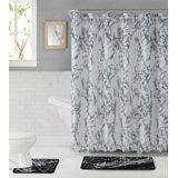 Pelagios 15 Piece Abstract Bath Set + Hooks