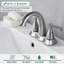 Robinet de lavabo de salle de bain central 4 po avec bonde escamotable 4 po-103250921