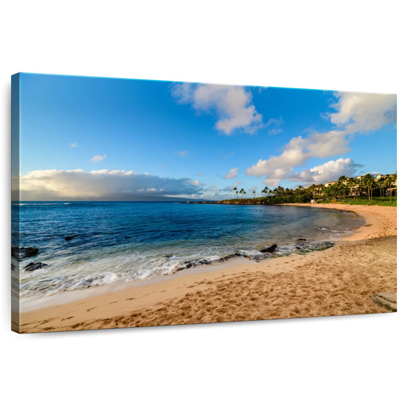 Gillard, Kapalua Bay, scène de Gillard, H 34 po x l 51 po