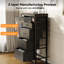 Dresser with Hanging Rack,Extra Large Capacity Drawers with Huge Storage Space, Reversible Dresser for Bedroom with 5 Fabric Drawers & 2 Coat Racks Small Dressers with Clothes Racks,Lockers,Storage Cabinets,Storage Bins,Wardrobe-324869832