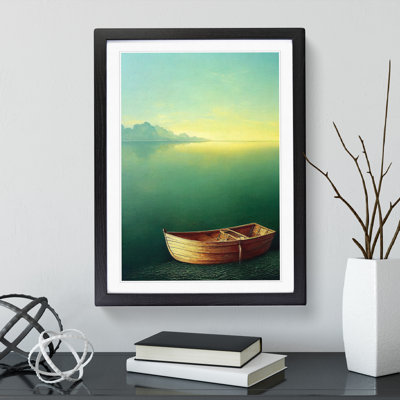 Boat On The Ocean Watercolour No.1 - Print
