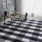 Homeline Non-Slip Rubberback Checkered Buffalo Plaid Indoor Runner Rug, Grayscale-752479656