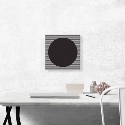 " Mid-Century Modern Black Hole In Blinds "