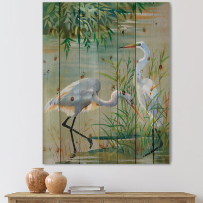 " Heron Birds I " Painting