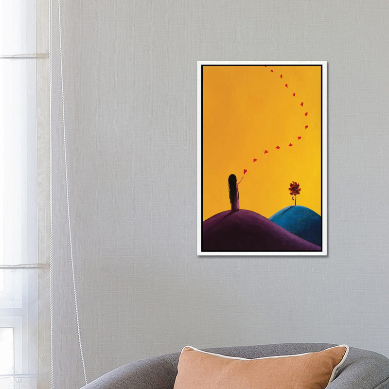 A Special Gift Is On The Way - Print on Canvas, White Framed, 66.04 cm H x 45.72 cm W