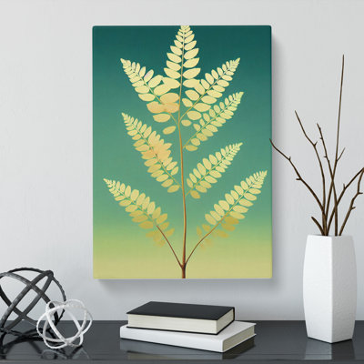 Loughguile Fern Leaf Single - Wrapped Canvas