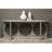 84" Console Table with Concrete Top