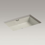 Kathryn® Vitreous China Rectangular Undermount Bathroom Sink and Overflow