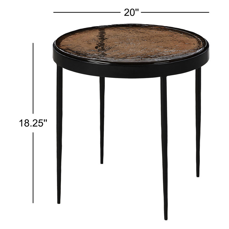 Yoko Coffee Table, Clear, 16.25" H x 20.5" L x 20.5" W