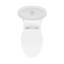 Toilette monobloc allongée au sol 1,6 gallon par minute GPF Swiss Madison Santorini (siège inclus)-83534678