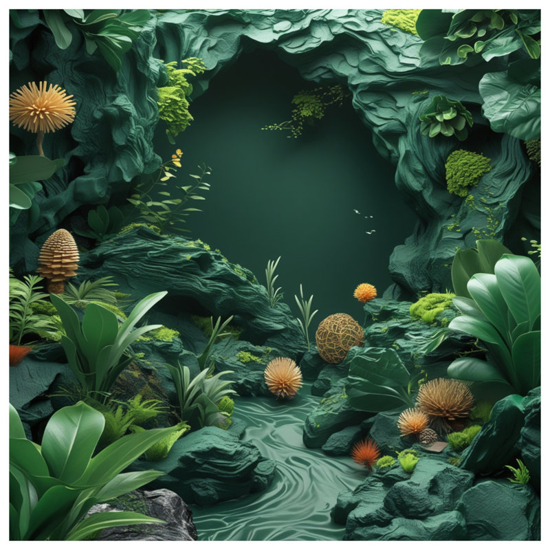 Housses de couette Lush Green Forest, Lit simple