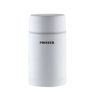 Pioneer Flasks Stainless Steel Metal Vacuum Flask 500ml, 0.5L, Black