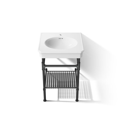 Claude by Studio McGee 24" Rectangular Console Table Bathroom Sink