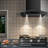 VIKIO 36" 900 CFM Ducted Wall Mount Range Hood-Multifunctional Modern Design-121906590