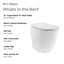 Cuvette de toilette allongée St. Tropez-100476915