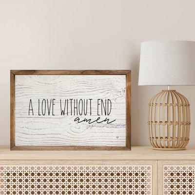 A Love Without End Amen Whitewash
