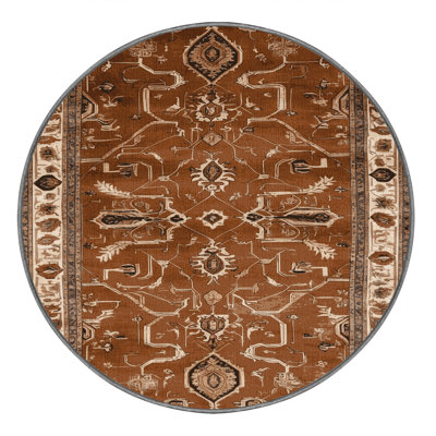 Tapis brun lavable à la machine