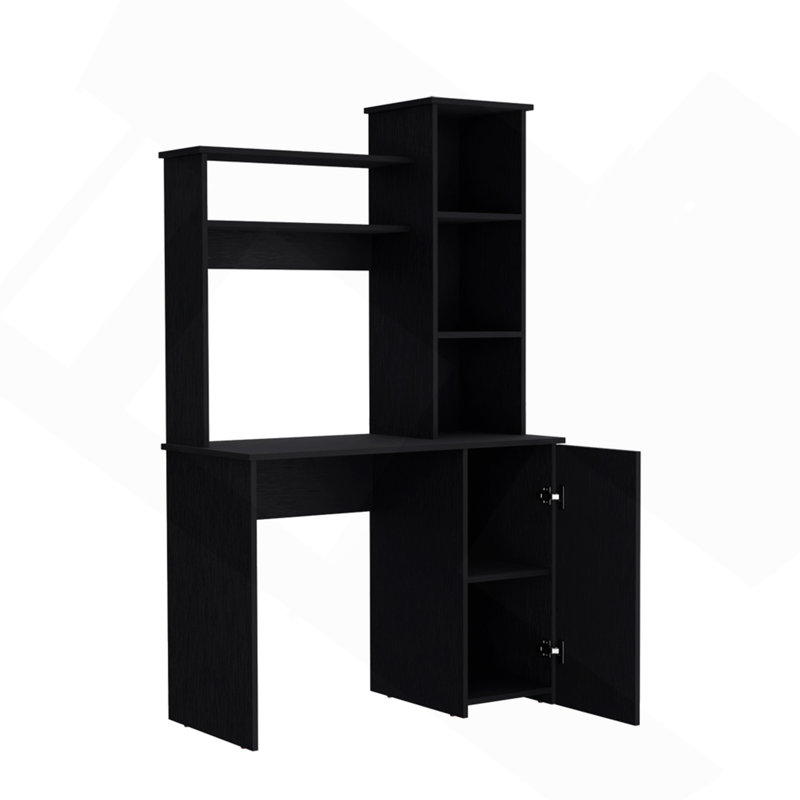 Bureau d'ordinateur Dumas, bureau, noir
