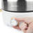 Aroma Housewares AMC-130 Whatever Pot, Indoor Grill, Hot Pot with Glass Lid, Bamboo Handles, 2.5L, Stainless Steel/White