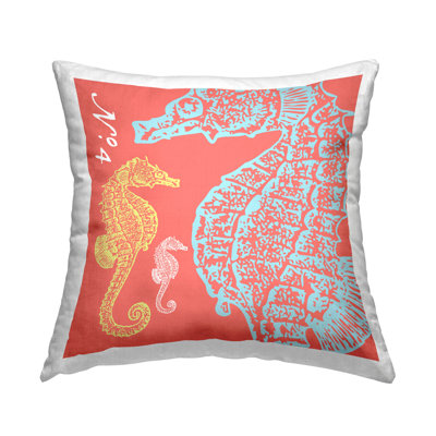 Polyester Throw Square Pillow Cover & Insert