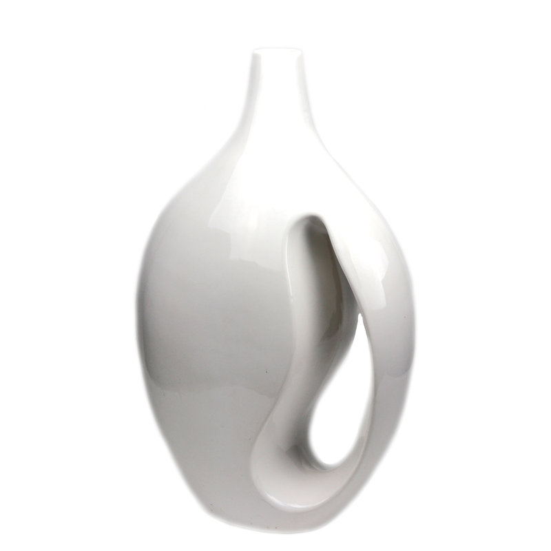Vase en céramique Lifestyle blanc