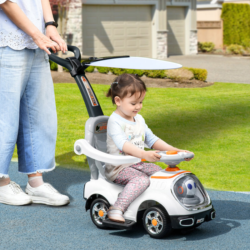 Freeport Park Push/Pull Ride On, White