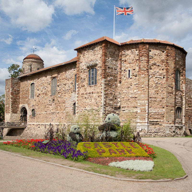 Norman Castle by Brigida_Soriano - Wrapped Canvas Print, 30cm H x 30cm W